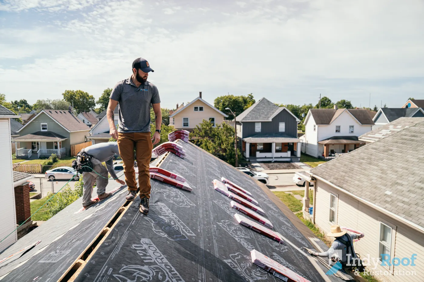 Commercial roof inspection documented in Coverdale